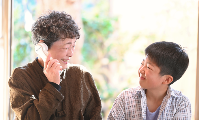 会話が増えると笑顔が増える