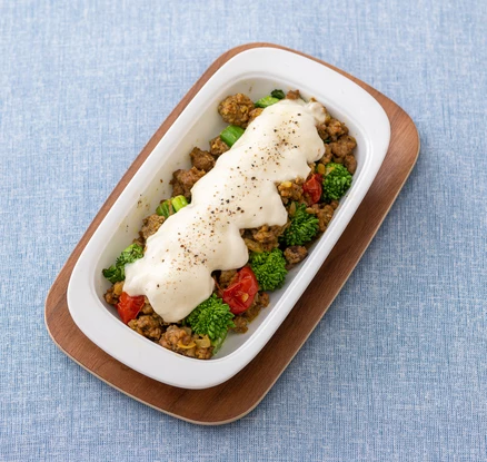 カレーそぼろのチーズ焼き｜材料