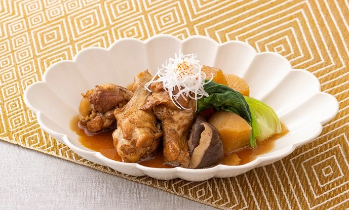 鶏手羽と大根の黒酢煮｜材料