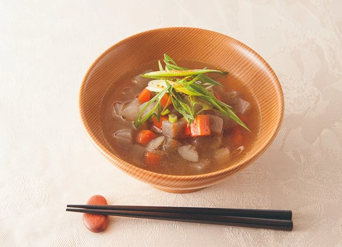 腸活＆便秘予防！食物繊維たっぷりの簡単レシピ｜【基本の作りおき】根菜汁
