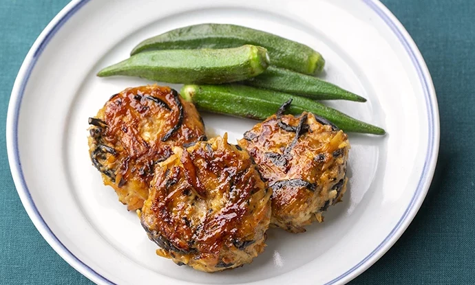ひじきと根菜入りつくね 食物繊維豊富な素材を使って噛む力をアップ！｜健康レシピ