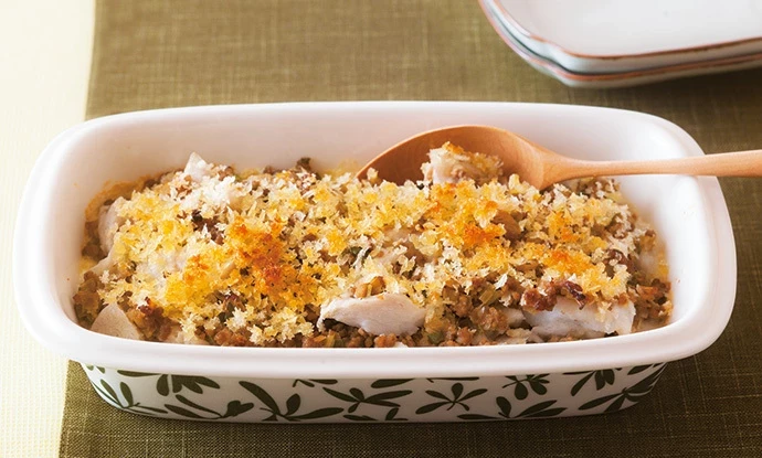 揚げずに簡単！ヘルシー＆時短で作れる「里いものスコップコロッケ」