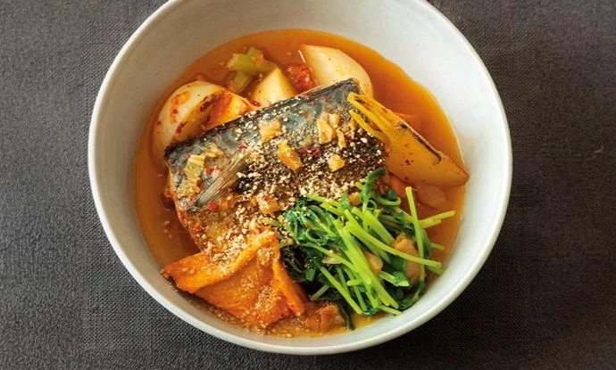 冬にうれしい“温活”煮物で脂質対策！「さばのキムチ煮」
