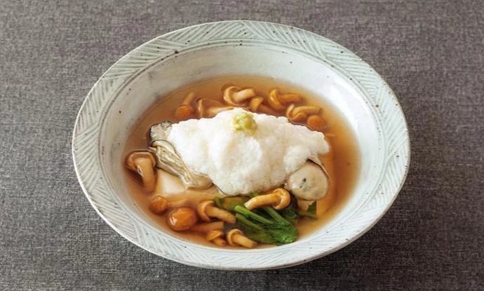 亜鉛不足を補うやさしい和食「かきと豆腐のかぶら蒸し」