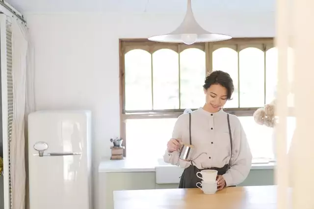 ナチュラルなムードのカフェ