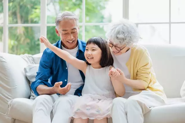 シニアと孫