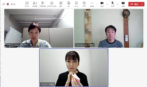 工藤広伸さん、小黒悠さんと取材時の様子