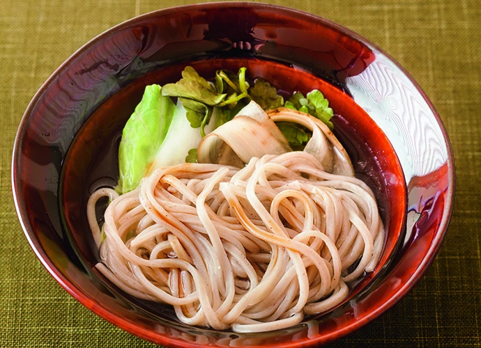 MySCUE記事　健康レシピ　ごぼうとせりの豚しゃぶ鍋