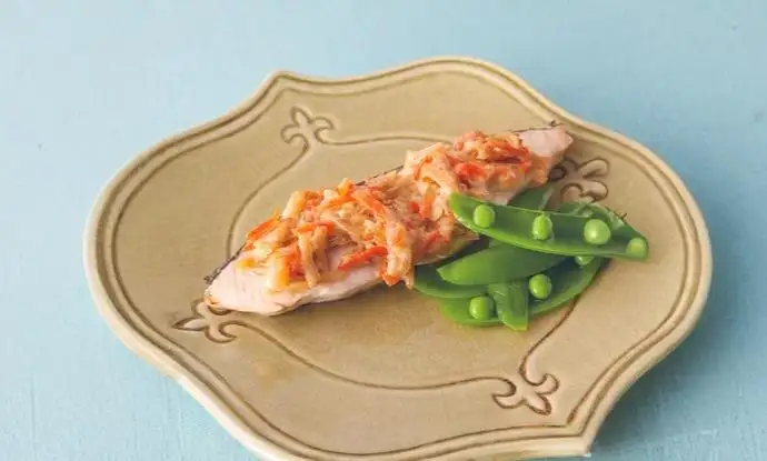 さわらのマヨきんぴら焼き