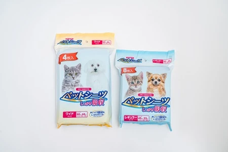 キャン★ドゥ「ペットシーツ レギュラー／ワイド」